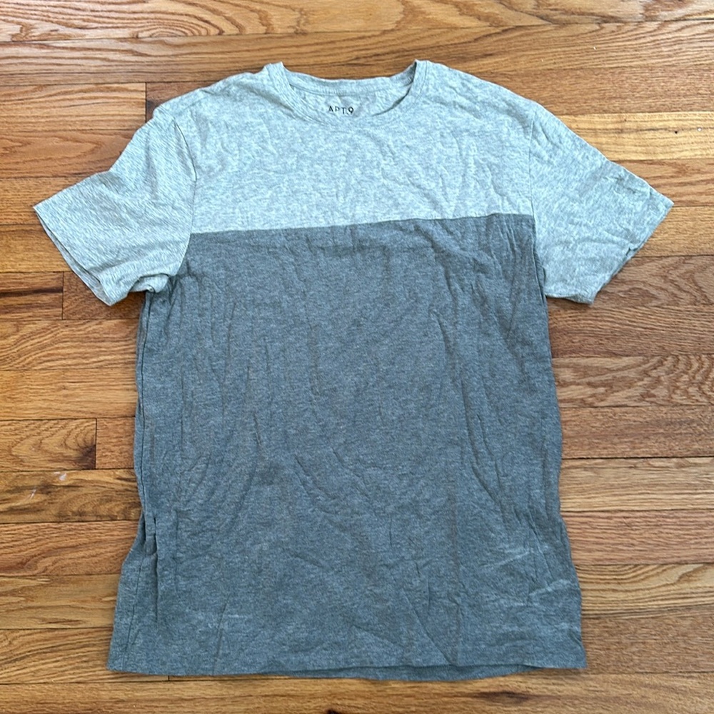 Two-tone gray Apt 9 T-shirt